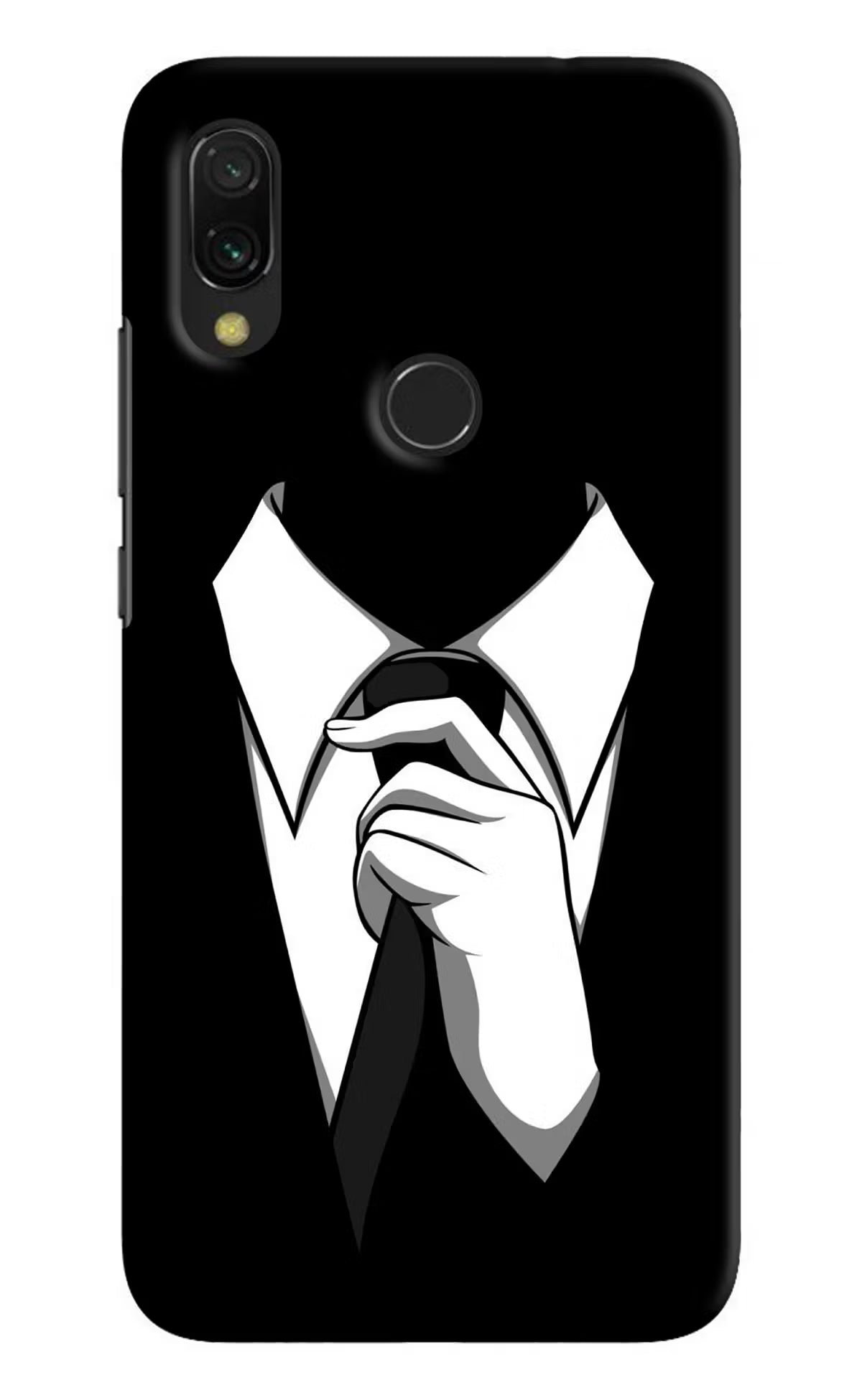 Black Tie Redmi Y3 Hard Case Back Cover by Casekaro