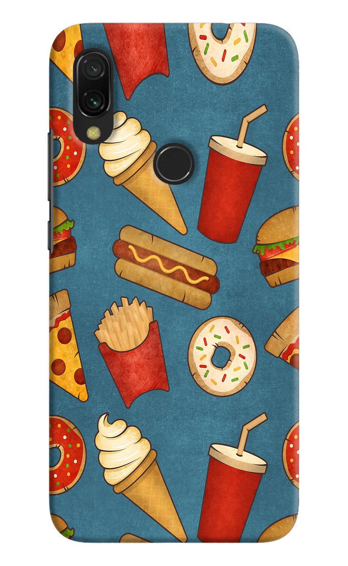Foodie Redmi Y3 Hard Case Back Cover by Casekaro