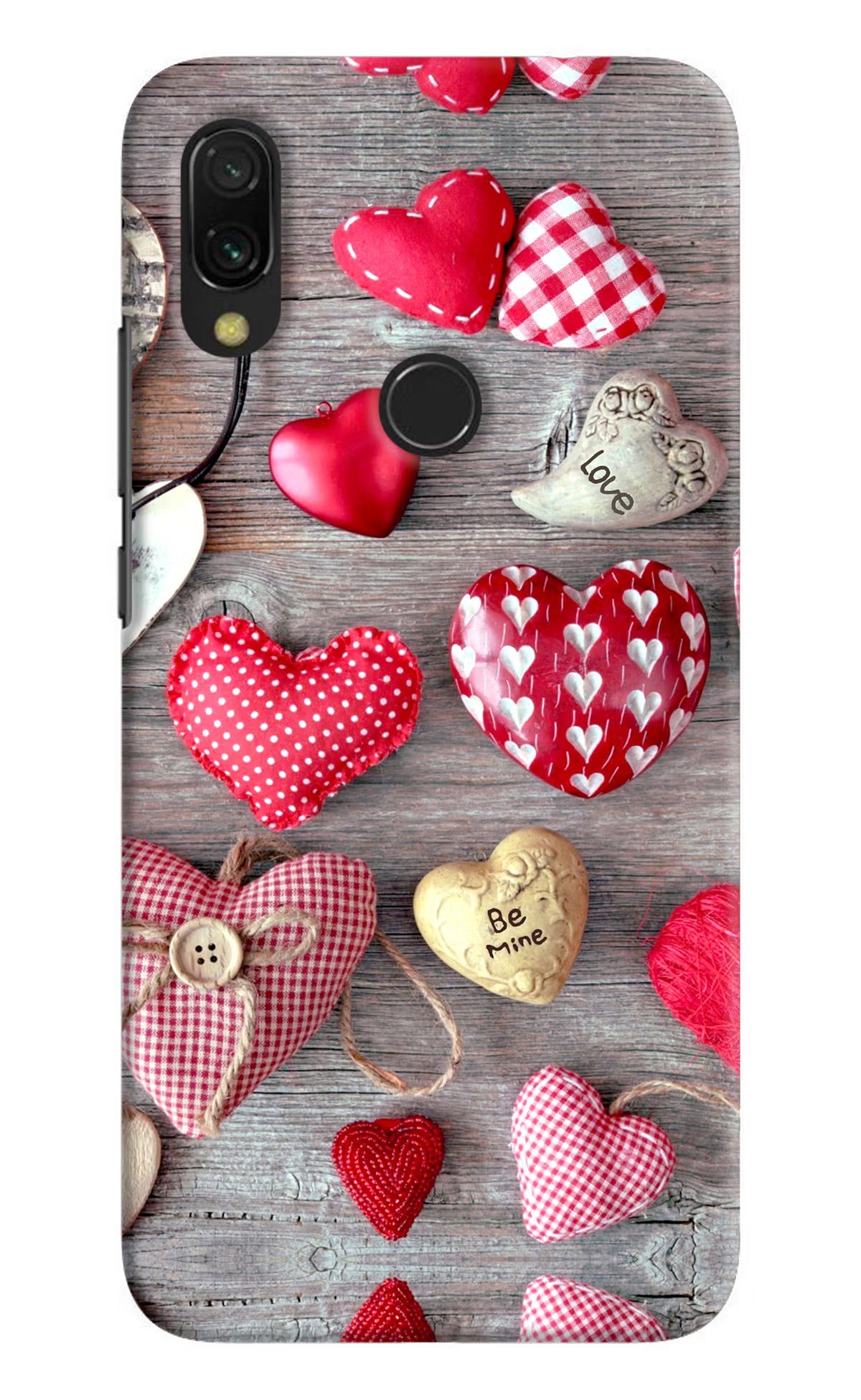 Love Wallpaper Redmi Y3 Hard Case Back Cover by Casekaro