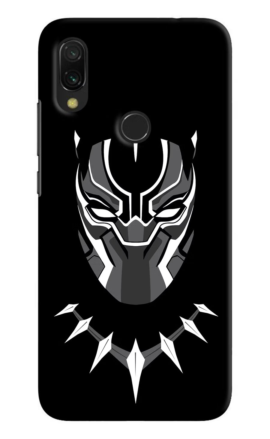 Black Panther Redmi Y3 Back Cover, Hard case