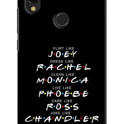 FRIENDS Character Redmi Y3 Hard Case Back Cover by Casekaro