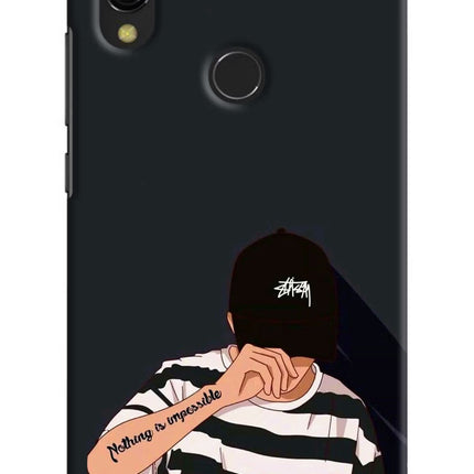 Aesthetic Boy Redmi Y3 Hard Case Back Cover by Casekaro