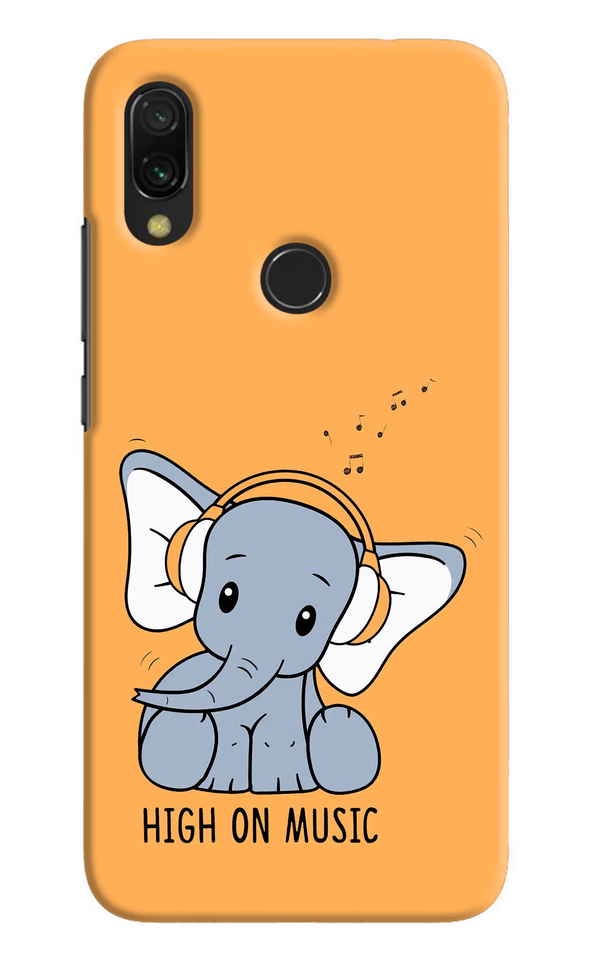 High On Music Redmi Y3 Hard Case Back Cover by Casekaro