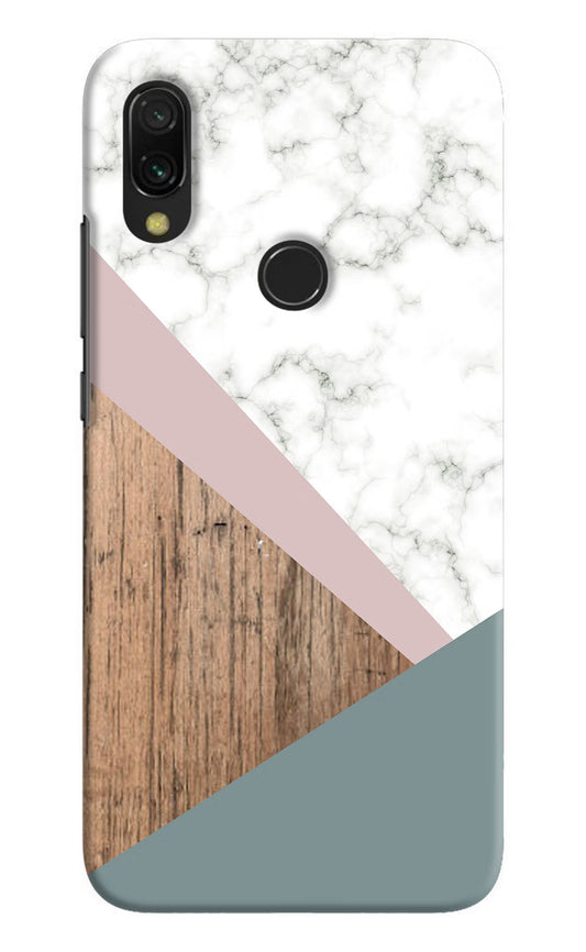 Marble wood Abstract Redmi Y3 Hard Case Back Cover by Casekaro