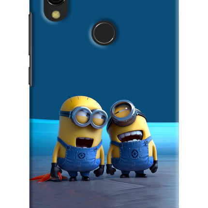 Minion Laughing Redmi Y3 Hard Case Back Cover by Casekaro