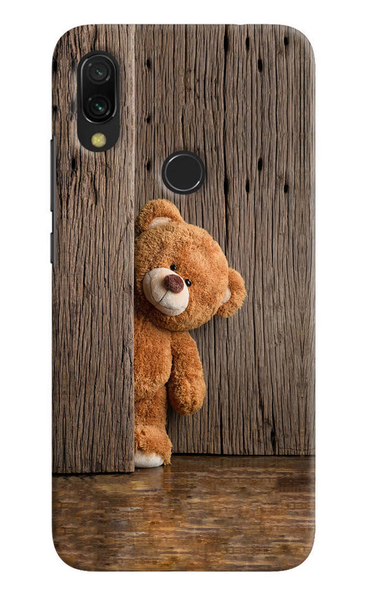 Teddy Wooden Redmi Y3 Hard Case Back Cover by Casekaro