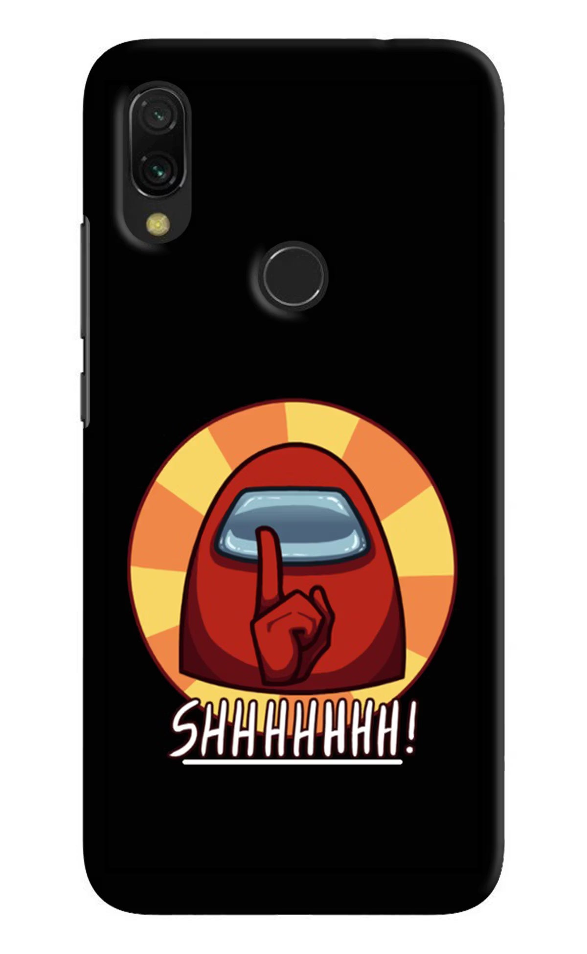 Among Us Shhh! Redmi Y3 Hard Case Back Cover by Casekaro