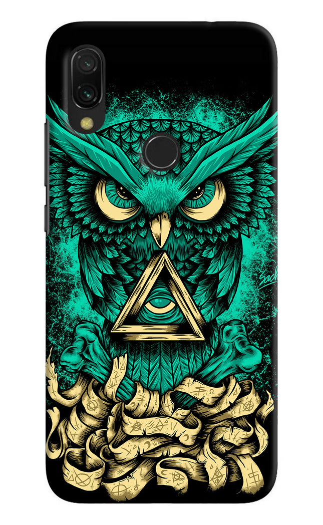 Green Owl Redmi Y3 Hard Case Back Cover by Casekaro