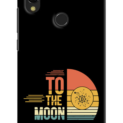 To the Moon Redmi Y3 Hard Case Back Cover by Casekaro