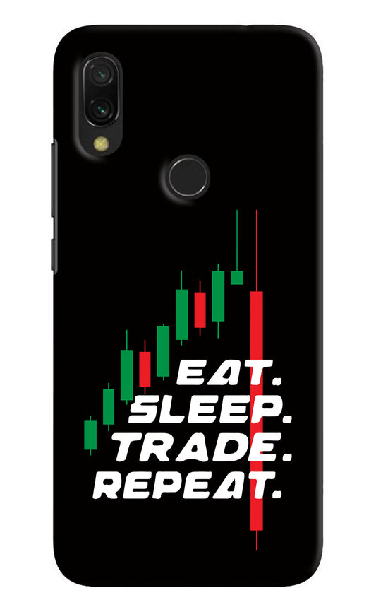 Eat Sleep Trade Repeat Redmi Y3 Hard Case Back Cover by Casekaro