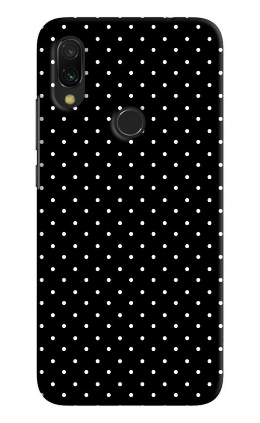 White Dots Redmi Y3 Hard Case Back Cover by Casekaro