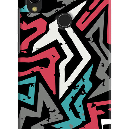Geometric Graffiti Redmi Y3 Hard Case Back Cover by Casekaro