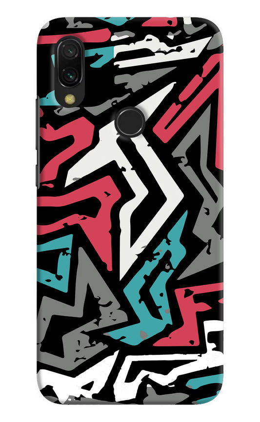 Geometric Graffiti Redmi Y3 Hard Case Back Cover by Casekaro