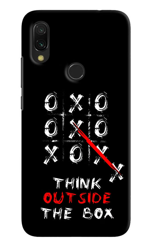 Think out of the BOX Redmi Y3 Hard Case Back Cover by Casekaro
