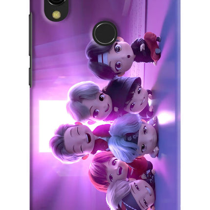 BTS Chibi Redmi Y3 Hard Case Back Cover by Casekaro