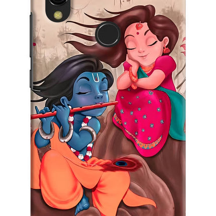 Radhe Krishna Redmi Y3 Hard Case Back Cover by Casekaro