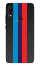 BMW Stripes Pattern Redmi Y3 Hard Case Back Cover by Casekaro