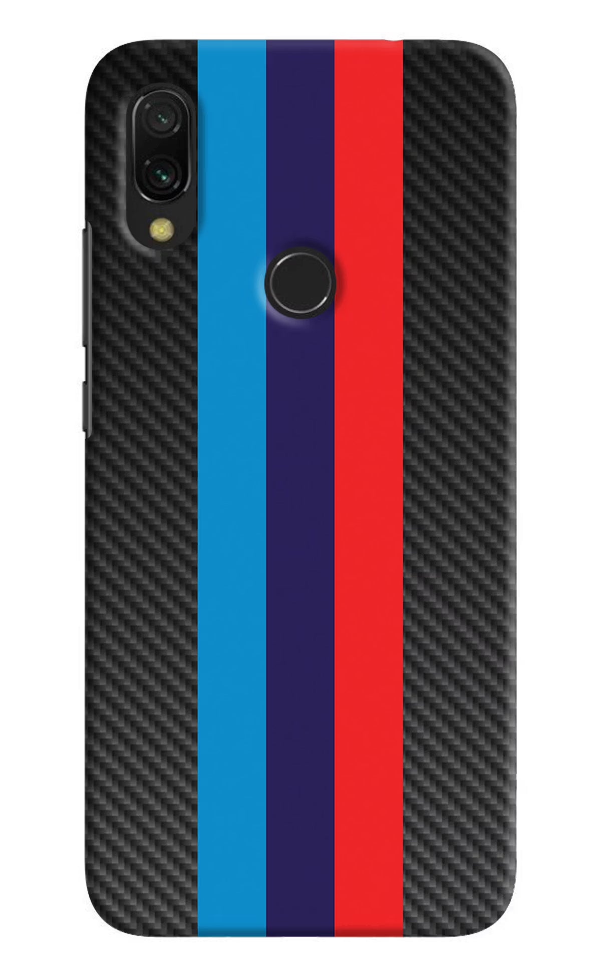BMW Stripes Pattern Redmi Y3 Hard Case Back Cover by Casekaro