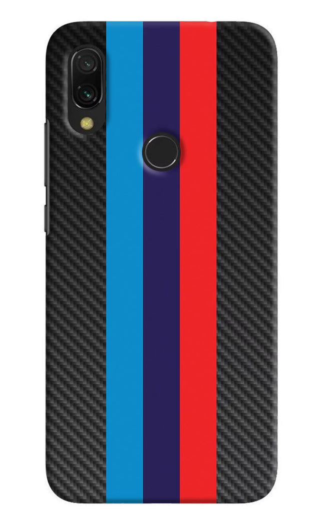 BMW Stripes Pattern Redmi Y3 Hard Case Back Cover by Casekaro