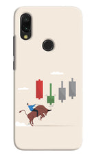 Bull Trading Momentum Redmi Y3 Hard Case Back Cover by Casekaro