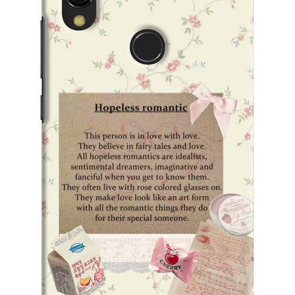 Hopeless Romantic Redmi Y3 Hard Case Back Cover by Casekaro