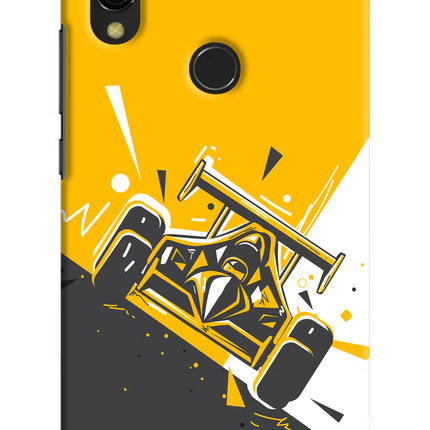 Track King Redmi Y3 Hard Case Back Cover by Casekaro