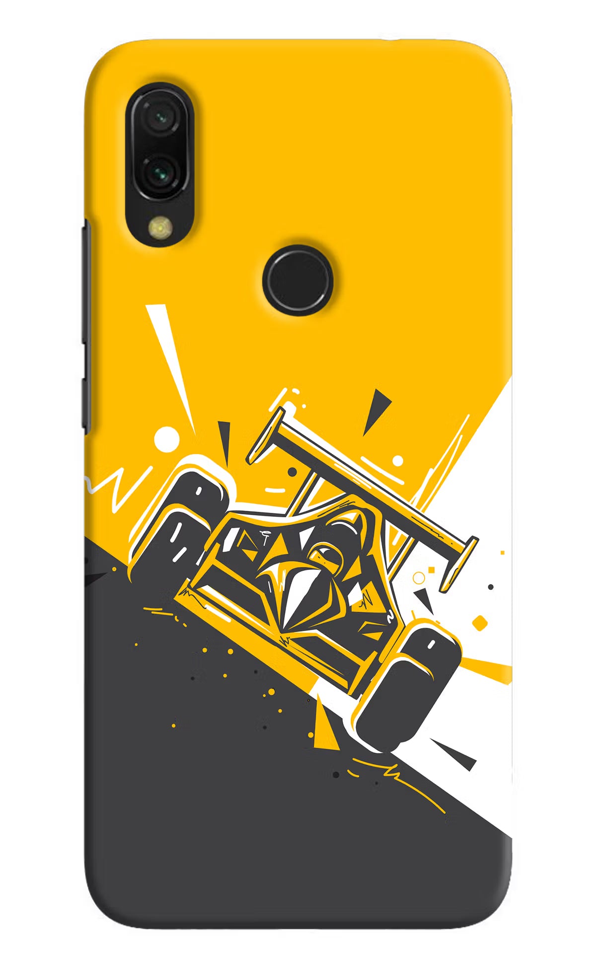 Track King Redmi Y3 Hard Case Back Cover by Casekaro