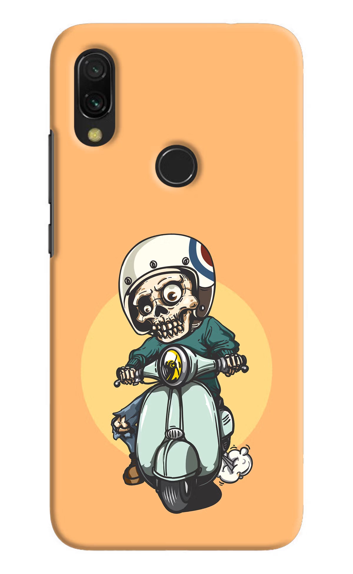Undead Biker Redmi Y3 Hard Case Back Cover by Casekaro