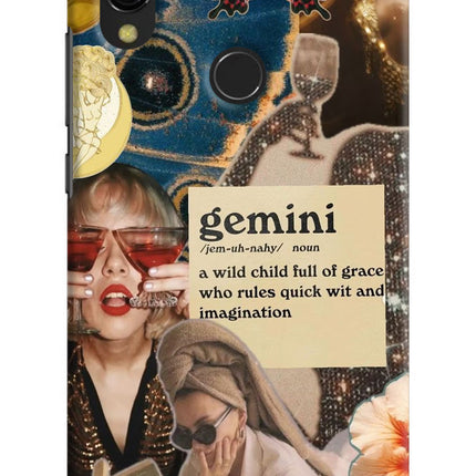 Gemini Zodiac Redmi Y3 Hard Case Back Cover by Casekaro