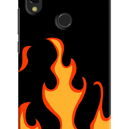 Fired Up – Black Redmi Y3 Hard Case Back Cover by Casekaro