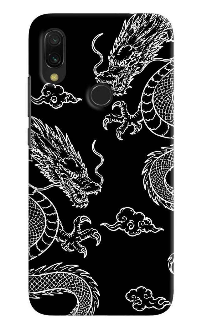 Twin Dragons Redmi Y3 Hard Case Back Cover by Casekaro