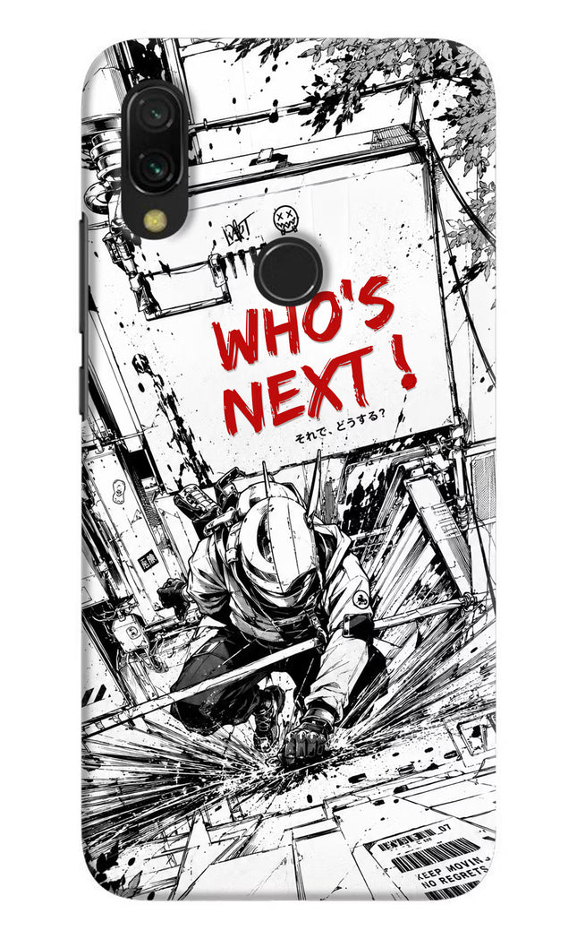 Who's Next Redmi Y3 Hard Case Back Cover by Casekaro