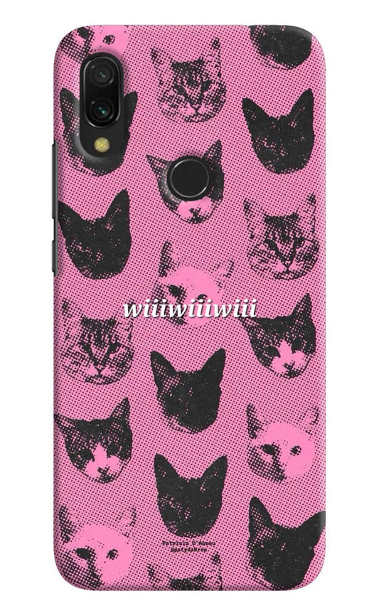Pink Cats Redmi Y3 Back Cover