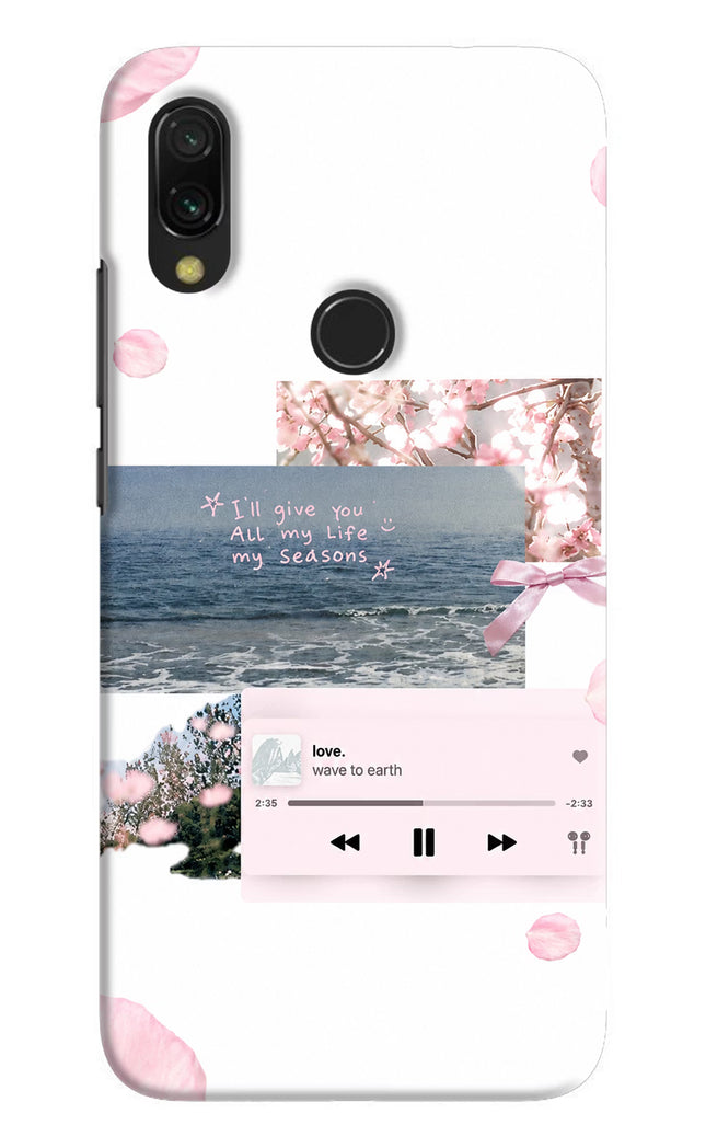 Wave to earth Redmi Y3 Hard Case Back Cover by Casekaro