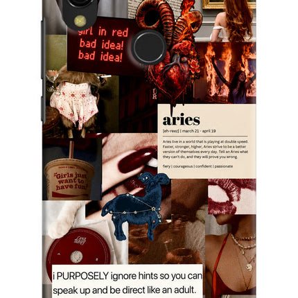 Zodiac Aries Redmi Y3 Hard Case Back Cover by Casekaro