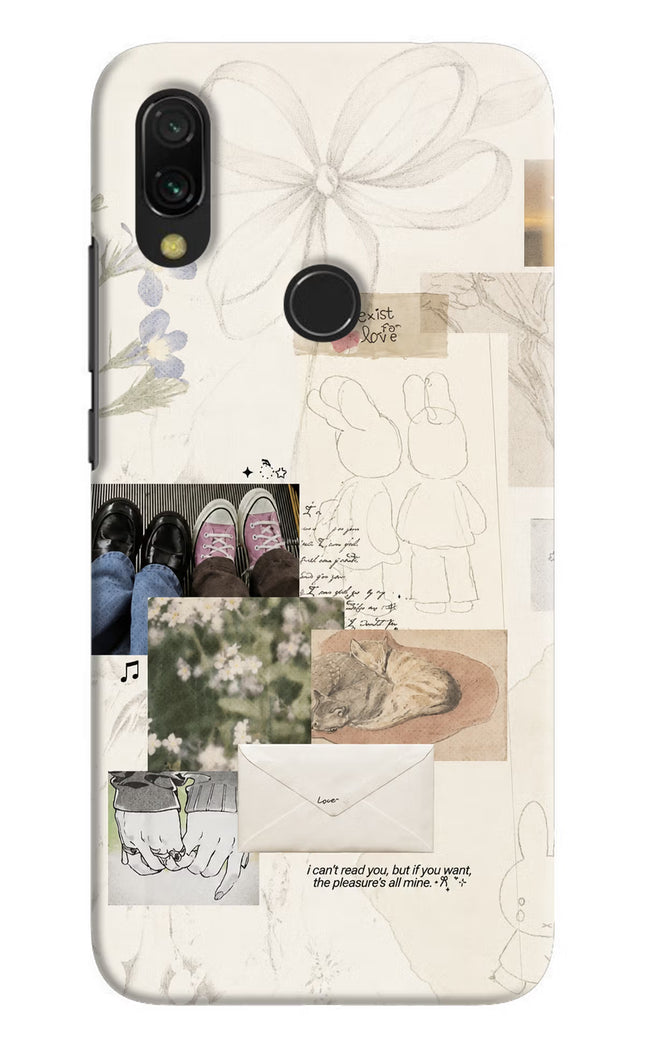 Soft Aesthetic Redmi Y3 Hard Case Back Cover by Casekaro