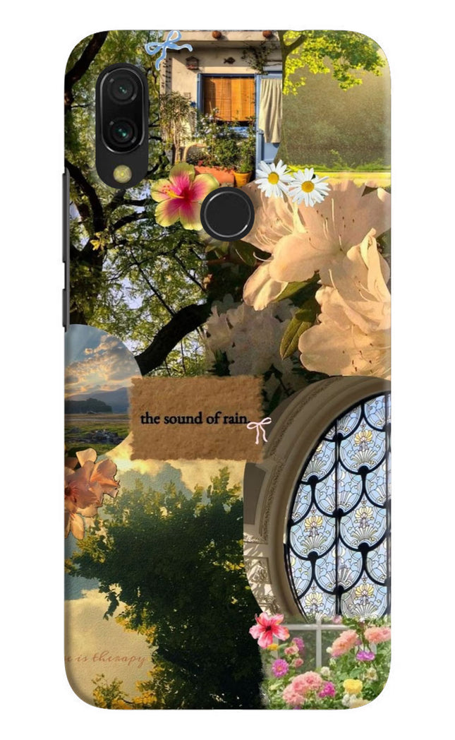 Rain Redmi Y3 Hard Case Back Cover by Casekaro