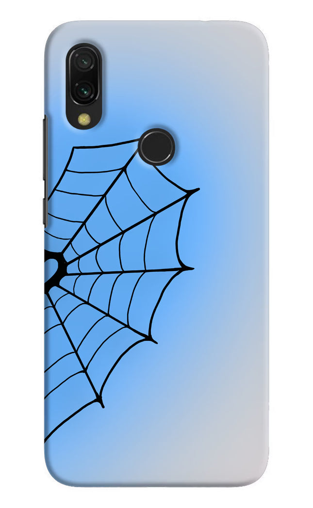 Blue Web Redmi Y3 Hard Case Back Cover by Casekaro