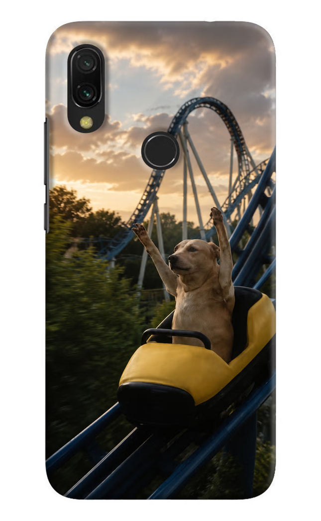 Rollercoaster Dog Redmi Y3 Hard Case Back Cover by Casekaro