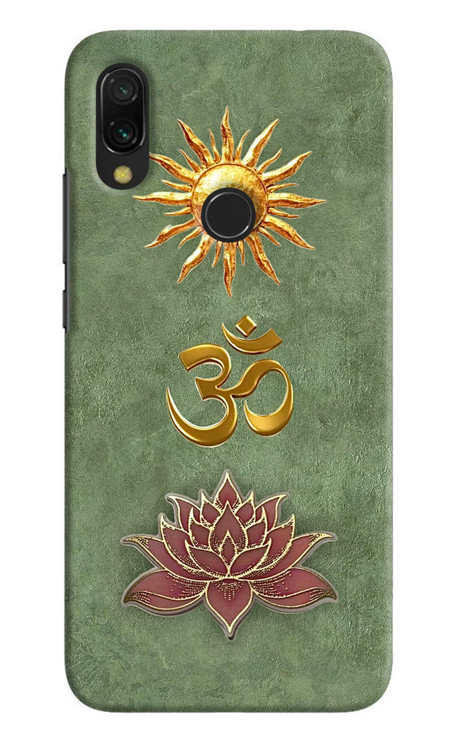Om & Lotus Redmi Y3 Back Cover