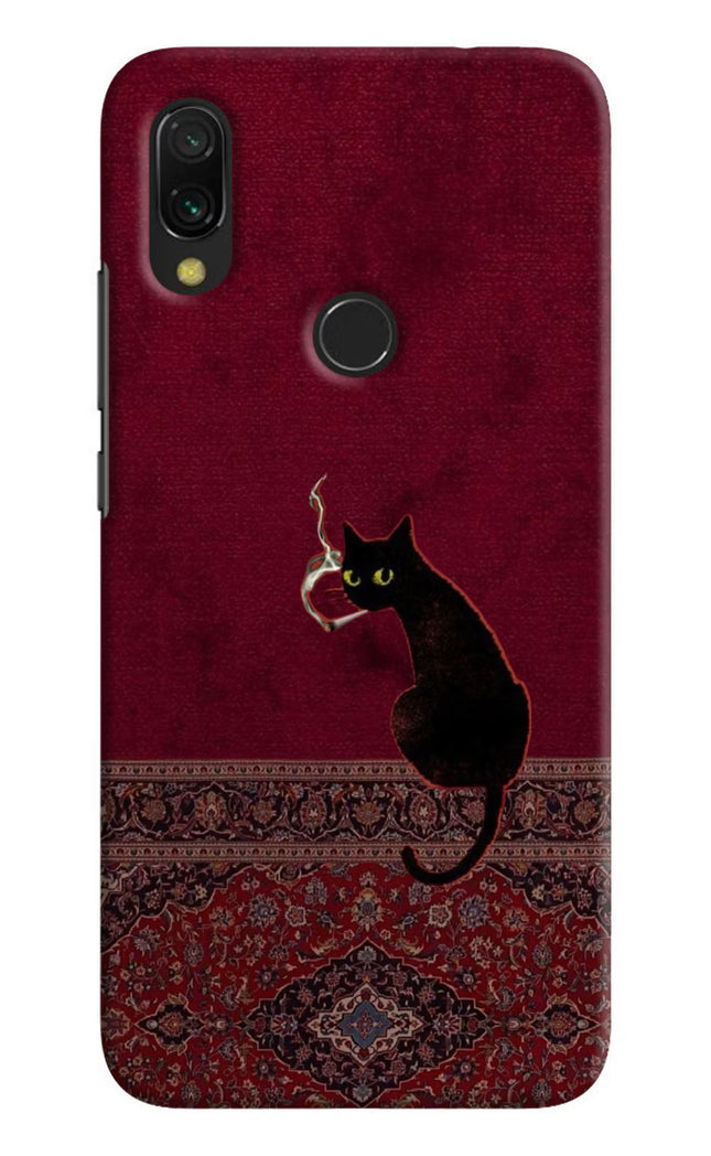 Midnight Cat Redmi Y3 Hard Case Back Cover by Casekaro