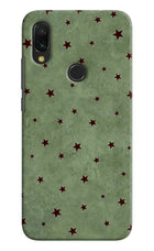 Green Stars Redmi Y3 Hard Case Back Cover by Casekaro