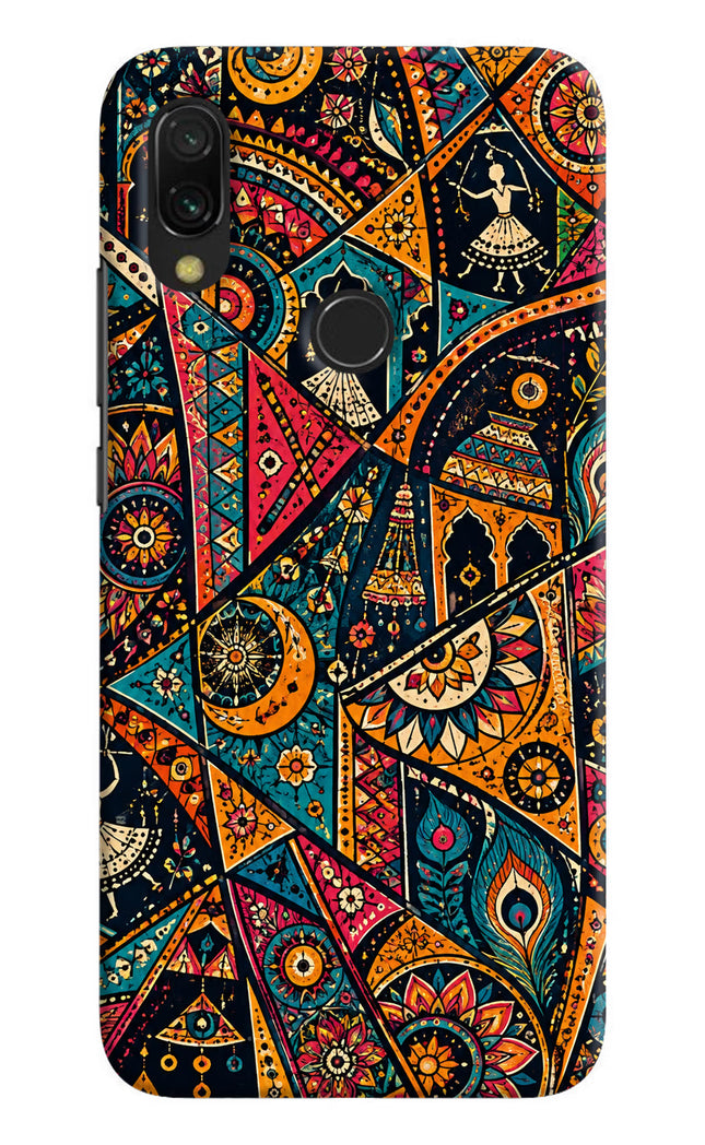 Folk Print Redmi Y3 Hard Case Back Cover by Casekaro