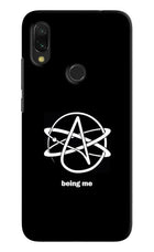 Atheist Symbol Redmi Y3 Hard Case Back Cover by Casekaro