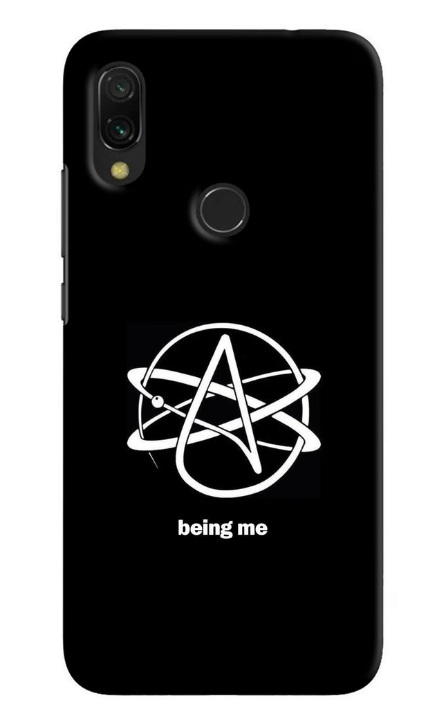 Atheist Symbol Redmi Y3 Hard Case Back Cover by Casekaro