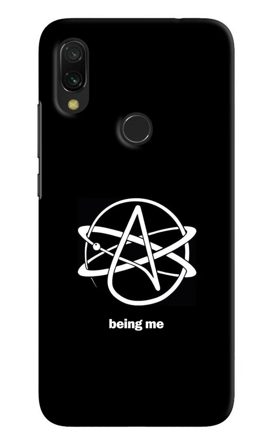 Atheist Symbol Redmi Y3 Back Cover, Hard case