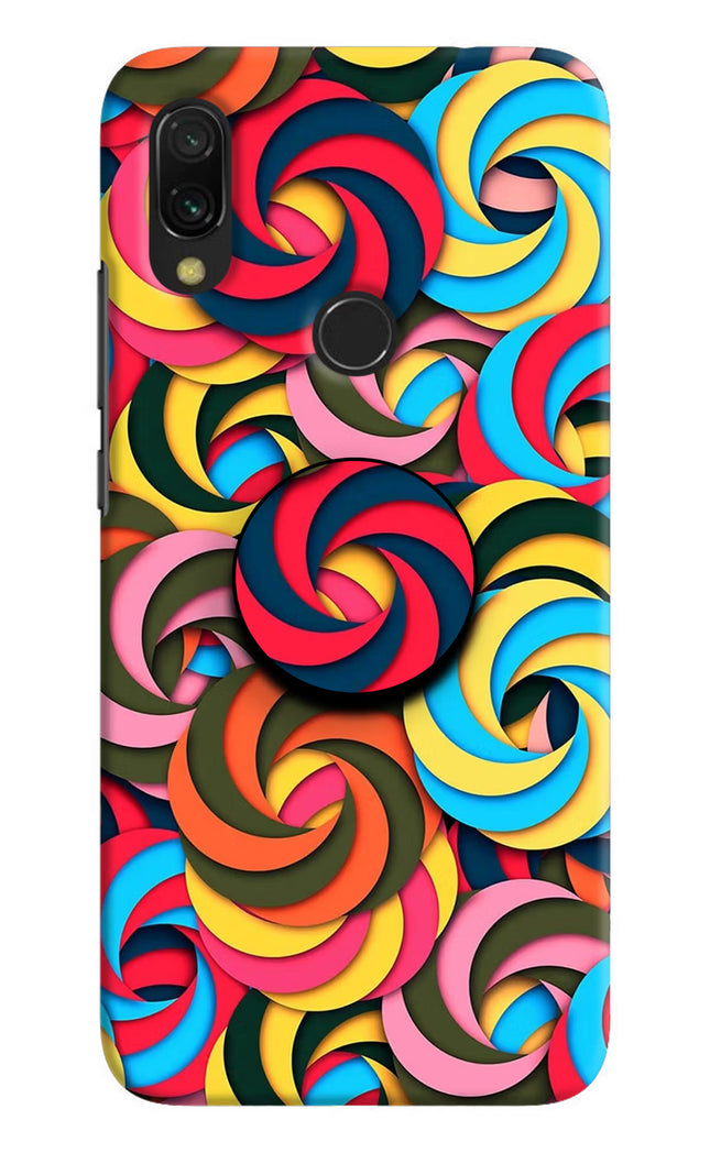 Spiral Pattern Redmi Y3 Pop Case by Casekaro