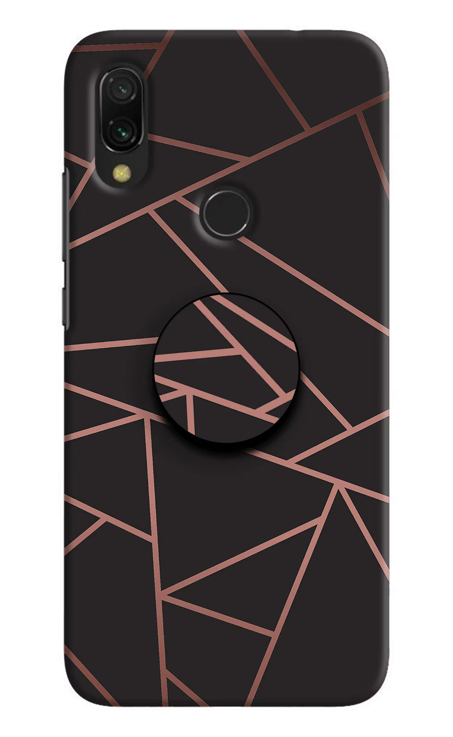 Geometric Pattern Redmi Y3 Pop Case, Hard case