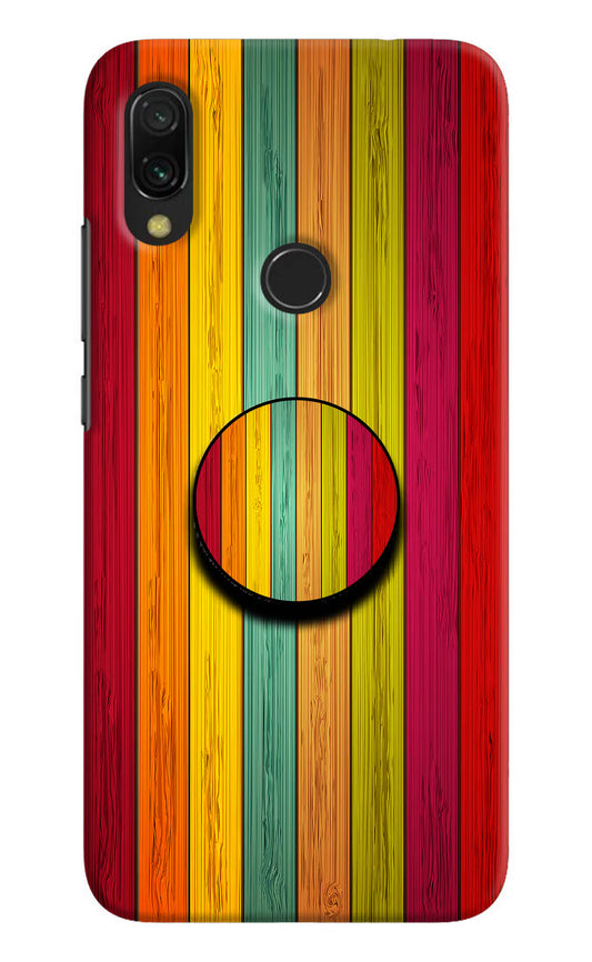 Multicolor Wooden Redmi Y3 Pop Case by Casekaro