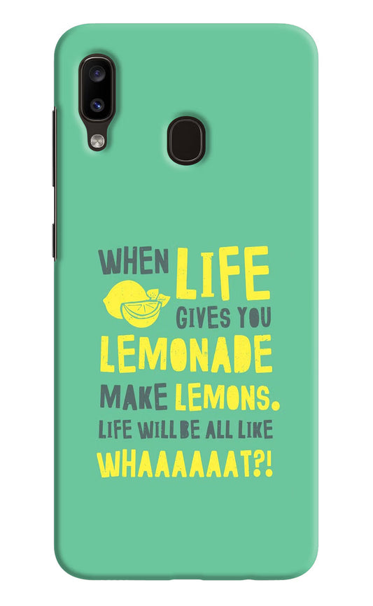 Quote Samsung A20/M10s Hard Case Back Cover by Casekaro